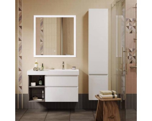Kerama Marazzi Cubo Пенал подвесной, правый 165, цвет: белая матовая. CUB.165Rh\WHT.M Kerama Marazzi Cubo Пенал подвесной, правый 165, цвет: белая матовая. CUB.165Rh\WHT.M