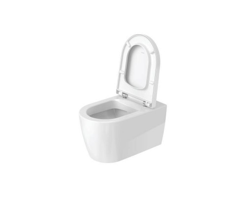 Duravit Me by Starck Сиденье для унитаза, петли: нерж. сталь, с автоматическим опусканием, с микролифтом, цвет: белый. 0020090000