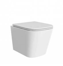 Унитаз подвесной Kerama Marazzi Cubo CU.wc.02 безободковый, с микролифтом