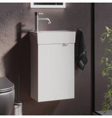Тумба с раковиной Sancos Mini 35 L подвесная, белый глянец