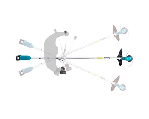 Триммер аккумуляторный Makita DUR190UZX3 (б\акк,з\у,б\ще)+АКБ Makita BL1840B+ ЗУMakita DC18RC Триммер аккумуляторный Makita DUR190UZX3 (б\акк,з\у,б\ще)+АКБ Makita BL1840B+ ЗУMakita DC18RC
