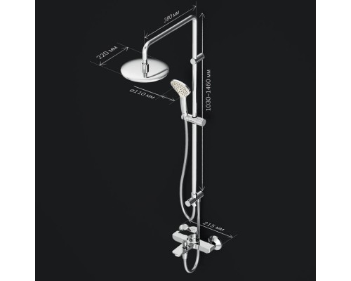 F40885A34 Душевая система ShowerSpot F40885A34 Душевая система ShowerSpot