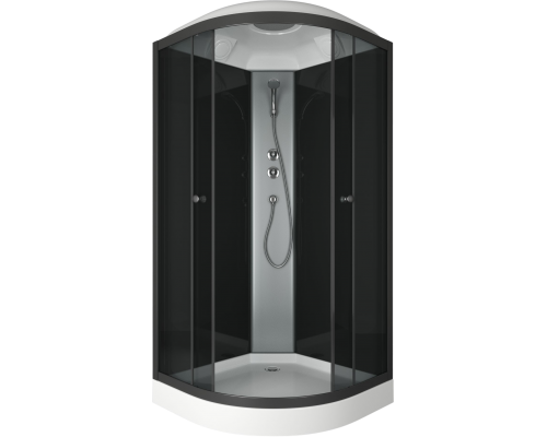 Душевая кабина Bauedge Bau Nimb SB0011B профиль матовый черный, стекло прозрачное