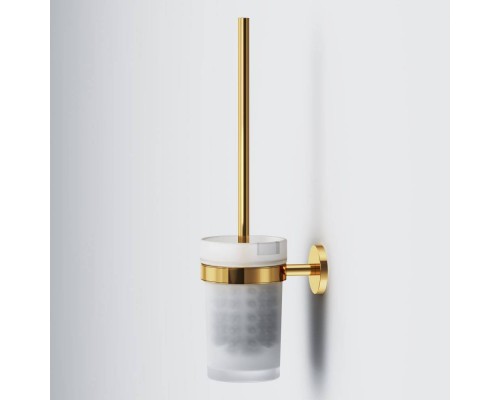 A85A33399 Стойка с туалетной щеткой, золото