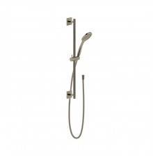 Gessi Emporio shower Душевой гарнитур, с ручным душем, легкой очистки, шланг 1,5м, цвет: Finox Brushed Nickel. 47314#149