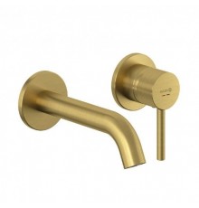 Kludi 38 244 N076S BOZZ SET наст. смес. умыв. 2 отв., 180 mm, брашированное золото + внутренняя ча 38244N076S