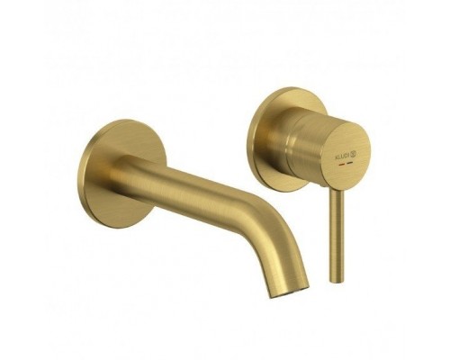 Kludi 38 244 N076S BOZZ SET наст. смес. умыв. 2 отв., 180 mm, брашированное золото + внутренняя ча 38244N076S