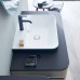 Duravit Happy D.2 Plus Раковина 60х46 см, 1 отв., с переливом, цвет: Anthracite matt/белый. 2360606100