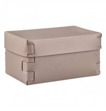 Colombo Adj Коробка Snob 25x15хH13.5см., настольная, цвет: капучино/шоколад. BADJ2515-0406