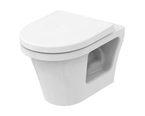 TOTO CF Унитаз 355x540x345мм с сиденьем без микролифта, подвесной, безободковый, Tornado Flush, CeFiONtect, цвет: белый. CW132Y#NW1, VC130 TOTO CF Унитаз 355x540x345мм с сиденьем без микролифта, подвесной, безободковый, Tornado Flush, CeFiONtect, цвет: белый. CW132Y#NW1, VC130