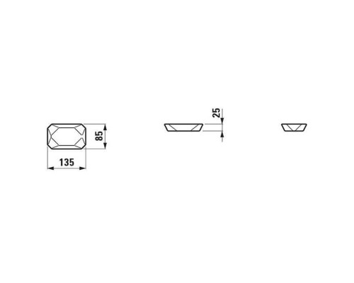 Laufen Home collection Керамическая мыльница 130х85х25 мм TRIO DISH, настольная, цвет: белый. 8.7777.6.000.000.1 Laufen Home collection Керамическая мыльница 130х85х25 мм TRIO DISH, настольная, цвет: белый. 8.7777.6.000.000.1