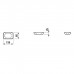 Laufen Home collection Керамическая мыльница 130х85х25 мм TRIO DISH, настольная, цвет: белый. 8.7777.6.000.000.1