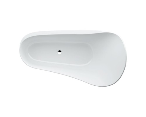 Laufen Palomba Ванна 180x89x54см, свободностоящая, из материала Sentec, цвет: белый. 2.4580.2.000.000.1