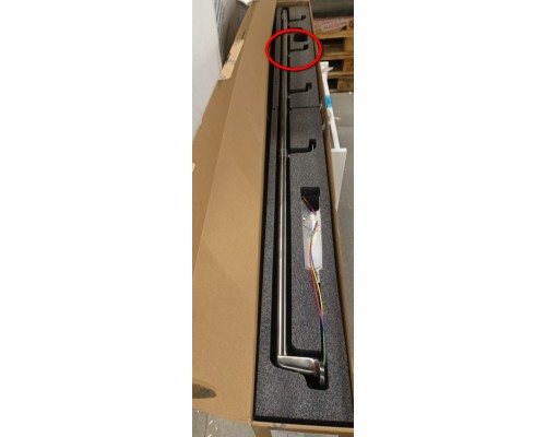 SaleAQM3150GM Полотенцесушитель электрический c поворотными крючками 1781661, цвет: металл. SaleAQM3150GM_1100