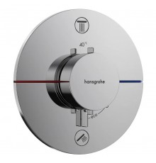 HG 15 554 000 ShowerSelect Comfort S Термостат для 2х потребителей, скрытый монтаж, хр 15554000