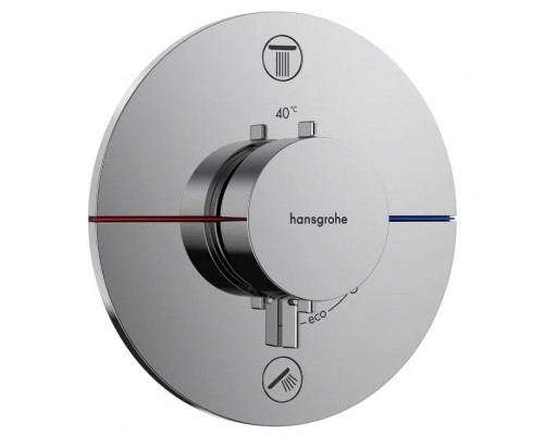 HG 15 554 000 ShowerSelect Comfort S Термостат для 2х потребителей, скрытый монтаж, хр 15554000