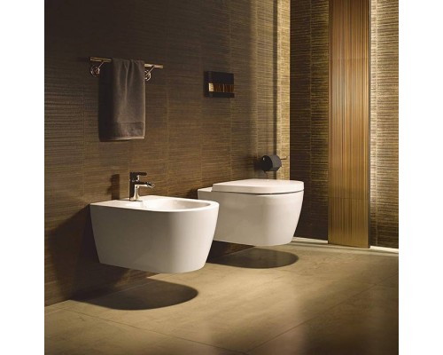 Duravit Me by Starck Сиденье для унитаза, петли: нерж. сталь, с автоматическим опусканием, с микролифтом, цвет: белый. 0020090000
