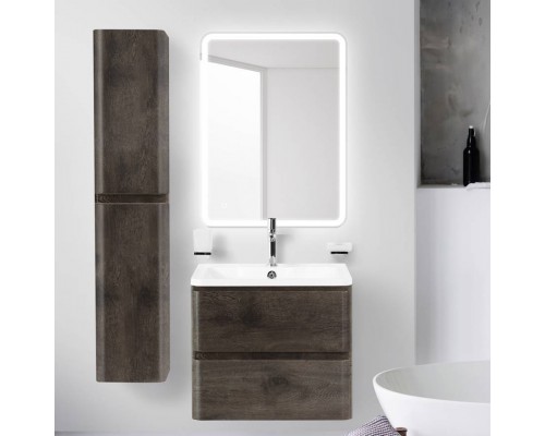 Мебель для ванной комнаты BelBagno Albano 60 подвесная, rovere nature grigio
