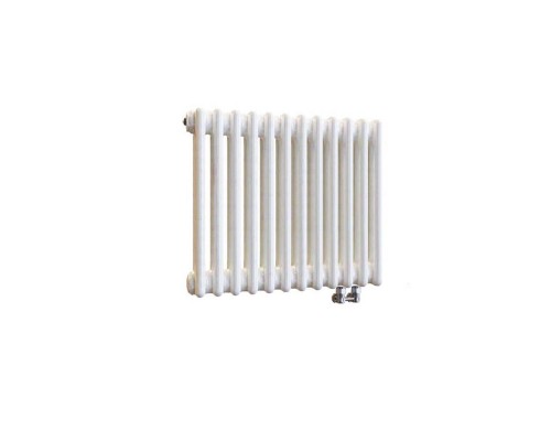 Трубчатый радиатор Arbonia 3037V, 12 секций, нижнее подключение(с вентилем), без накладок 3037V/12 RAL 9016