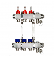 Комплект коллекторов Ридан SSM-3RF set с расходомерами и кронштейнами, 3 контура 088U0953R