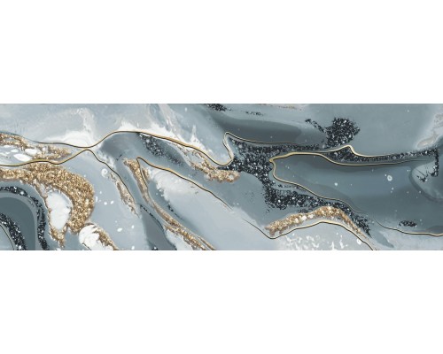 Декор Alma Ceramica Tori DWA11TOR606 глянцевый 20х60 голубой