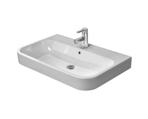 Duravit Happy D.2 Раковина 100x50.5 см, 3 отв., с переливом, шлифованная, цвет: белый. 2318100025