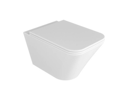 Azzurra Build Унитаз подвесной 55х36х32см., цвет: белый. BUVKSPE00000BI,  BUI 1800/F cr