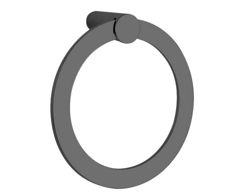 Gessi Cono Полотенцедержатель-кольцо, цвет: Black Metal Brushed PVD. 45509#707