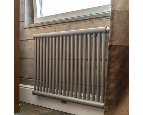 Радиатор однотрубный KZTO РСК 1-300-9, подкл. боковое 1/2  секций 9. РСК1300912