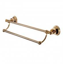 TW Harmony 012, полотенцедержатель двойной 58см, подвесной, цвет: золото. TWHA012oro