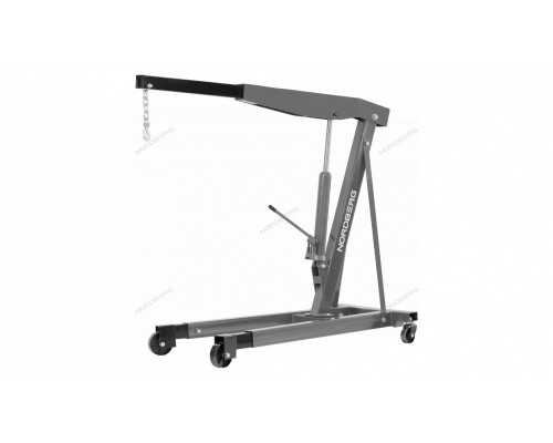 Кран гидравлический двухплунжерный, 3 т, усиленный, серый NORDBERG N3730G