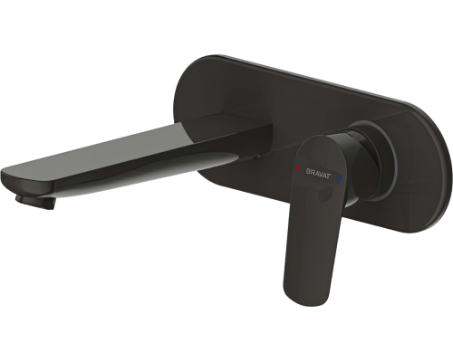 Смеситель для раковины Bravat Rhein P8429564BW-ENG С ВНУТРЕННЕЙ ЧАСТЬЮ черный Смеситель для раковины Bravat Rhein P8429564BW-ENG С ВНУТРЕННЕЙ ЧАСТЬЮ черный