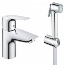 Grohe 23 757 001 BauEdge Смеситель для раковины 82 мм, с гигиеническим душем 23757001GR