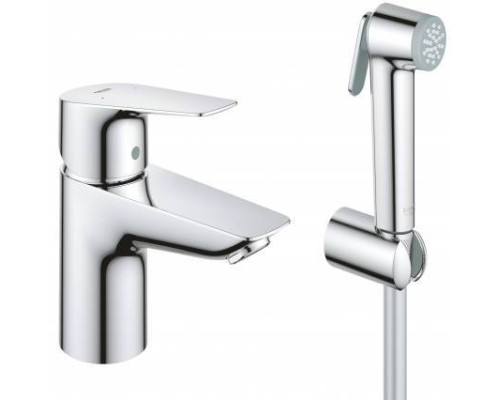 Grohe 23 757 001 BauEdge Смеситель для раковины 82 мм, с гигиеническим душем 23757001GR