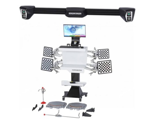 Стенд сход-развал 3D настенный, без колонны NORDBERG C802-C_серый