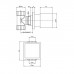 Fima Carlo Frattini Fit F3523/1BS Запорный клапан, внутренняя часть (F2220) в комплекте, цвет: белый матовый. F2220, F3523/1BS