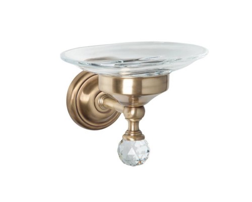 TW Crystal 106, подвесная мыльница, стеклянная, цвет: бронза с кристаллом (swarovski). TWCR106br-sw TW Crystal 106, подвесная мыльница, стеклянная, цвет: бронза с кристаллом (swarovski). TWCR106br-sw