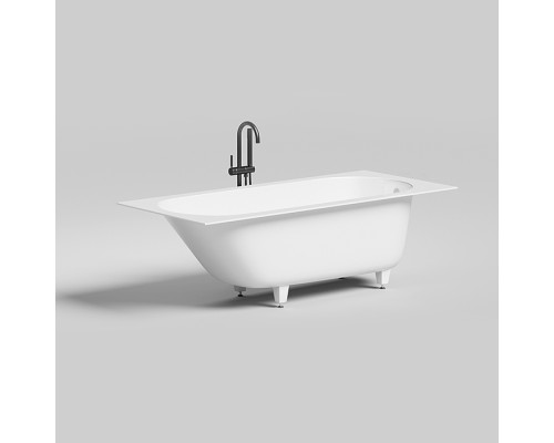 LOFO by Salini Ванна встраиваемая 180х80см, овальная чаша, материал: Solid Surface, цвет: белый матовый. UM12322