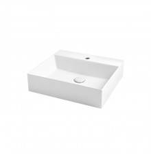 Azzurra Elegance Squared Раковина подвесная/накладная, 50x45xH12,5 см, 1 отв., цвет: Bianco lucido. ELLP050450QMBI/(EQA50M bi)*1