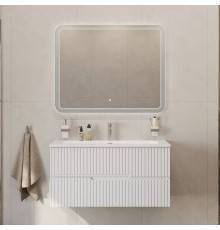 Мебель для ванной комнаты Cezares Duet 100 bianco opaco, раковина Cezares CZR-8073-100