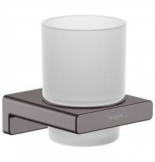 Hansgrohe AddStoris Стакан для зубных щеток, цвет: шлифованный черный хром. 41749340