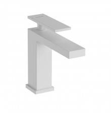 Hansgrohe Tecturis E Смеситель для раковины 110, однорычажный, со сливным гарнитуром, цвет: матовый белый. 73010700