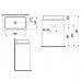 Laufen Living Sqaure Раковина 60x34x11 см, без отв., без перелива, цвет: белый. 8.1143.4.000.112.1