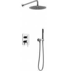 Душевой комплект AltroBagno Unione 040106 Cr, С ВНУТРЕННЕЙ ЧАСТЬЮ, хром