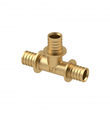 Тройник RTP аксиальный, латунь,20, желтый 28328