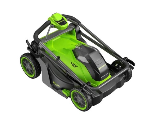 Газонокосилка аккумуляторная Greenworks GD40LM411, 40V ( без АКБ и ЗУ)