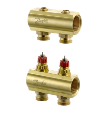 Комплект коллекторов Danfoss FHF-2 для 2 контуров. 088U0502