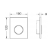 TECEloop Urinal Панель смыва, клавиша хром глянцевый. 9242626