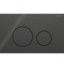 Geberit Sigma40 Клавиша для двойного смыва, круглая: Черный. 115.628.SJ.1