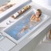 Duravit Darling New Ванна встраиваемая 190х90х60см., комплектация Combi-System L, акрил, цвет: белый. 760245000CL1000